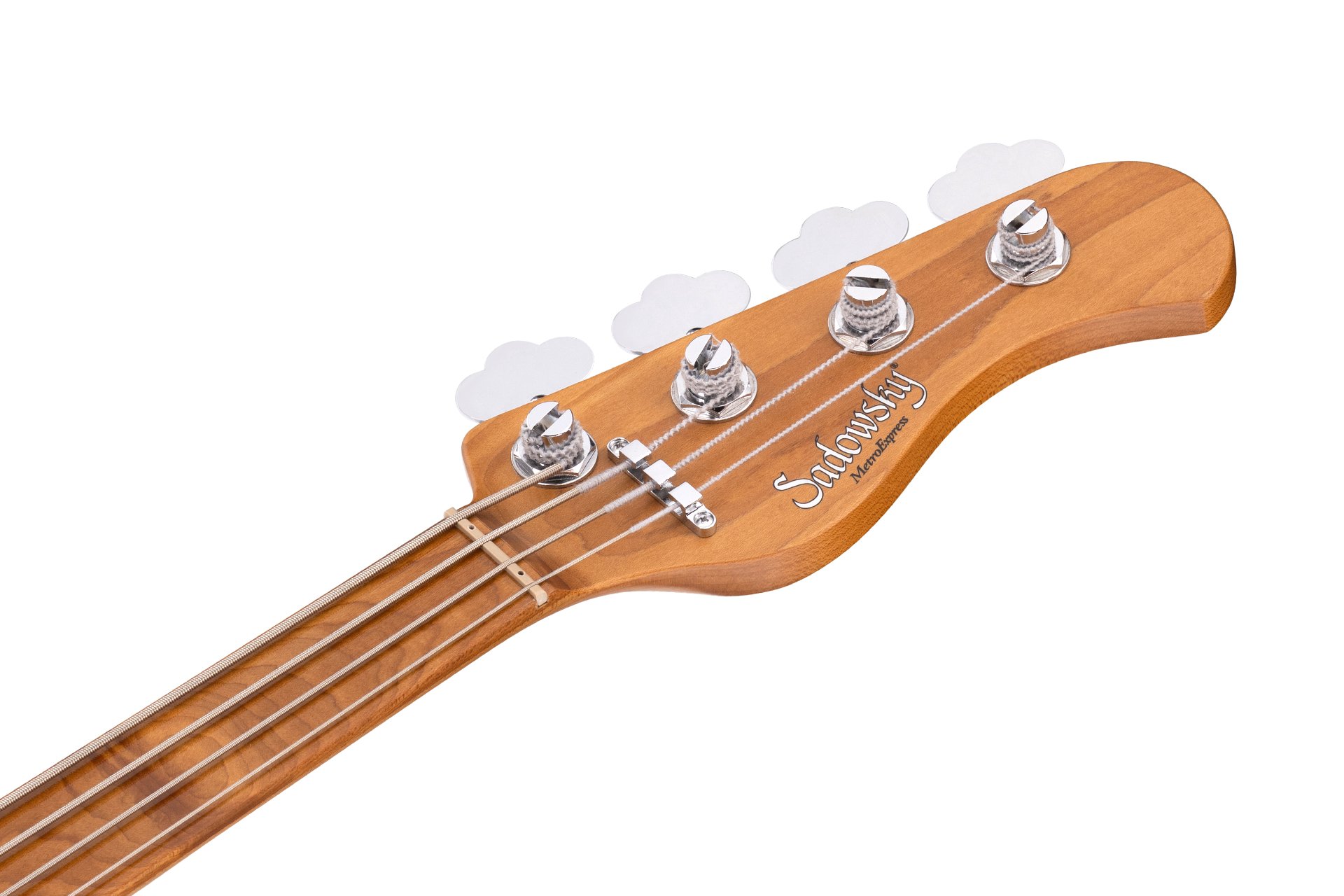 MetroExpress 24-Fret Modern Bass, 4 Fretless - Solid Black High Polish